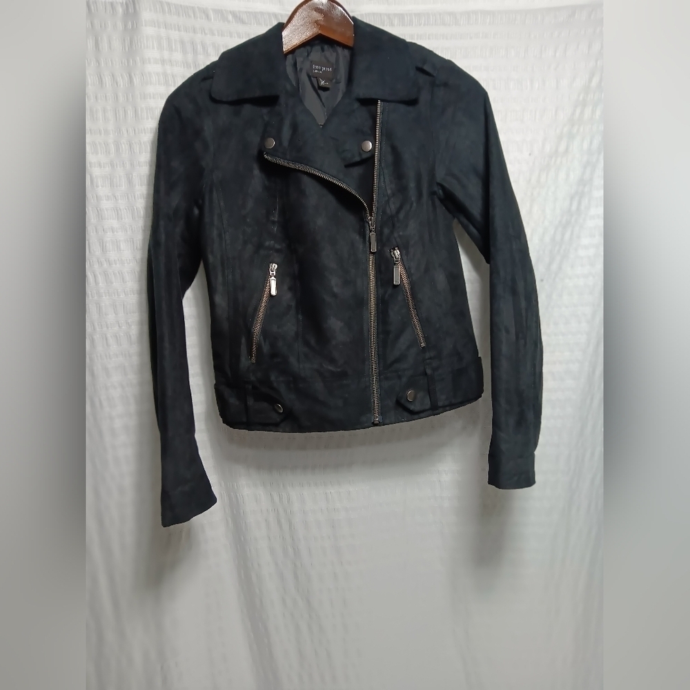 Free Press Full Asymmetrical zip Moto Jacket.  Ladies size s